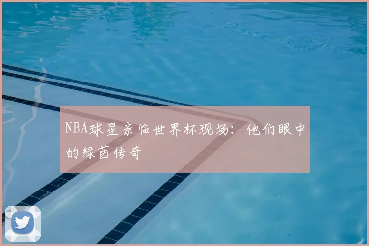 NBA球星亲临世界杯现场：他们眼中的绿茵传奇